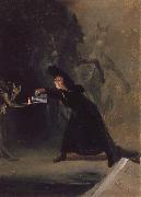 Francisco de Goya A Scene from El Hechizado por Fuerza oil on canvas